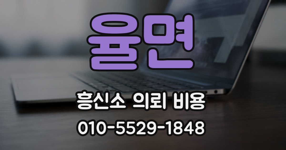 율면 흥신소 의뢰 비용