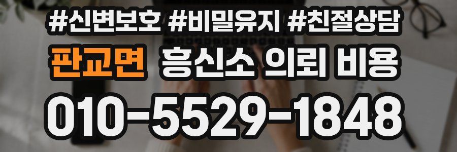 판교면 흥신소 의뢰 비용