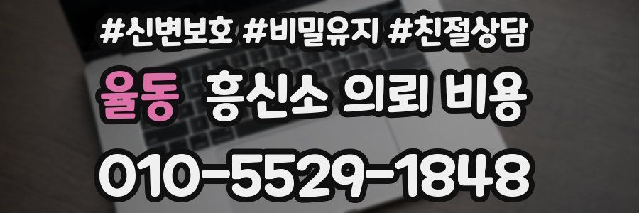 율동 흥신소 의뢰 비용
