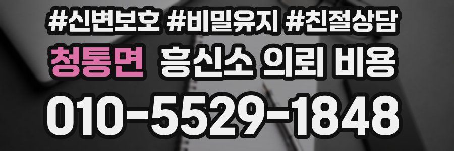 청통면 흥신소 의뢰 비용