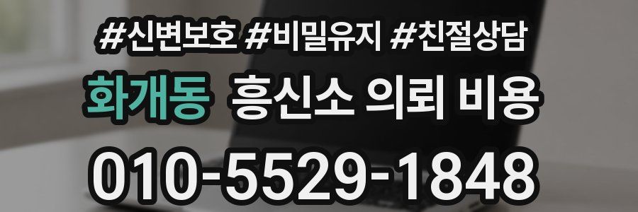 화개동 흥신소 의뢰 비용