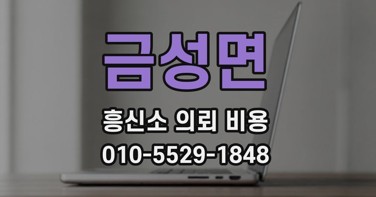 금성면 흥신소 의뢰 비용