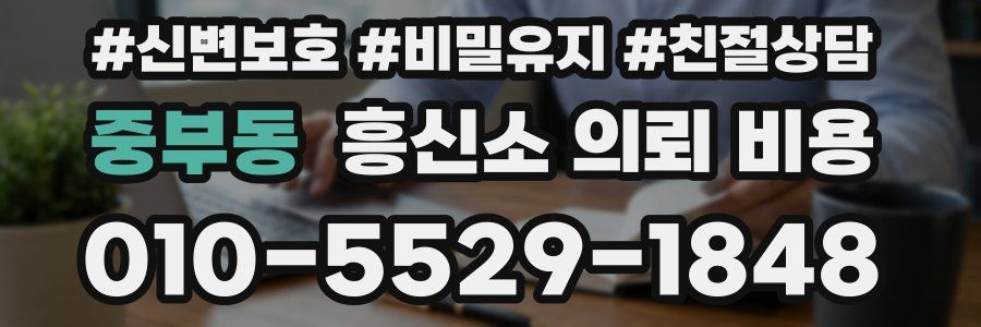 중부동 흥신소 의뢰 비용