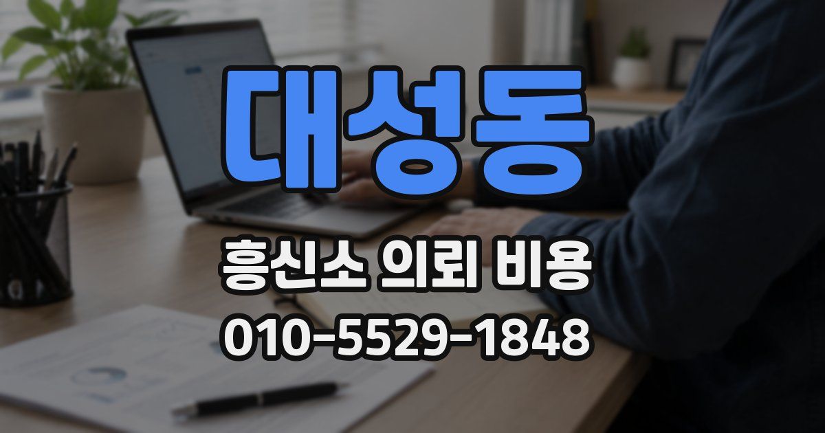 대성동 흥신소 의뢰 비용