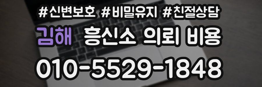 김해 흥신소 의뢰 비용