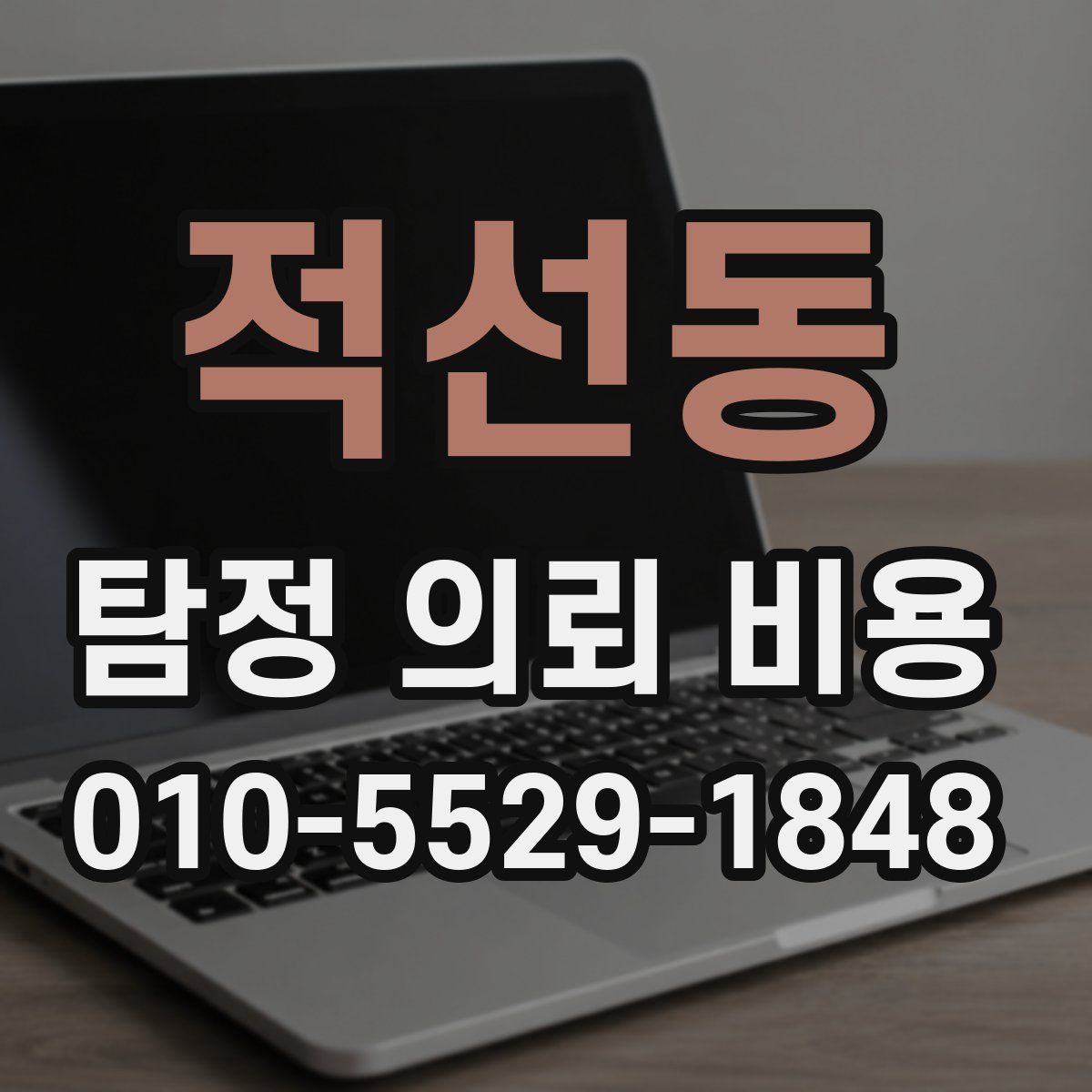 적선동 탐정 의뢰 비용