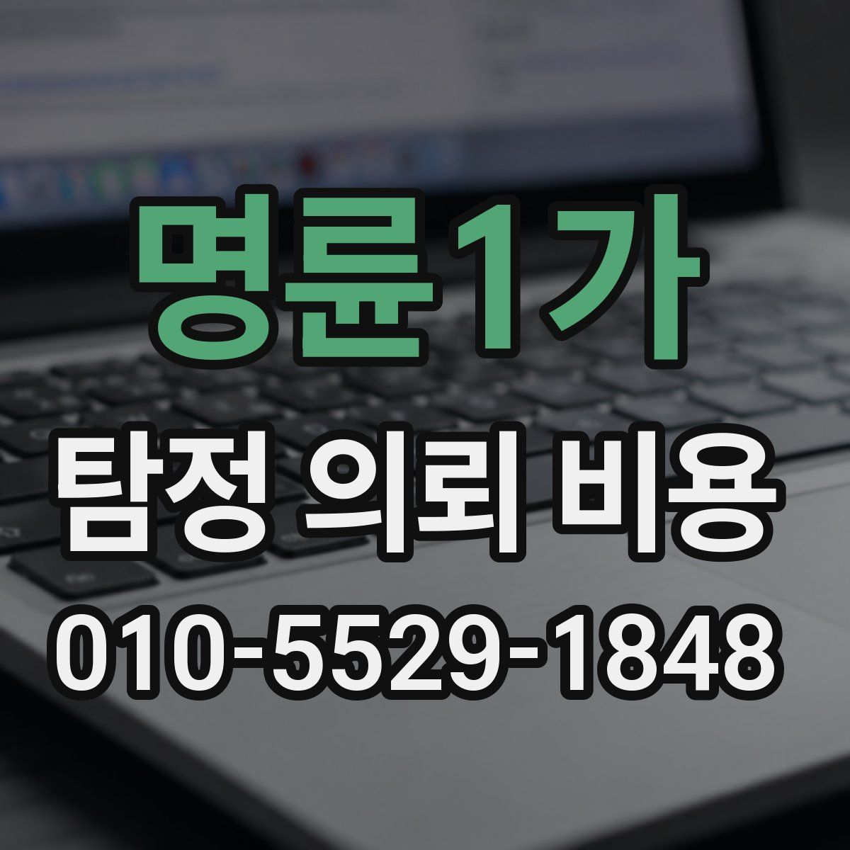 명륜1가 탐정 의뢰 비용