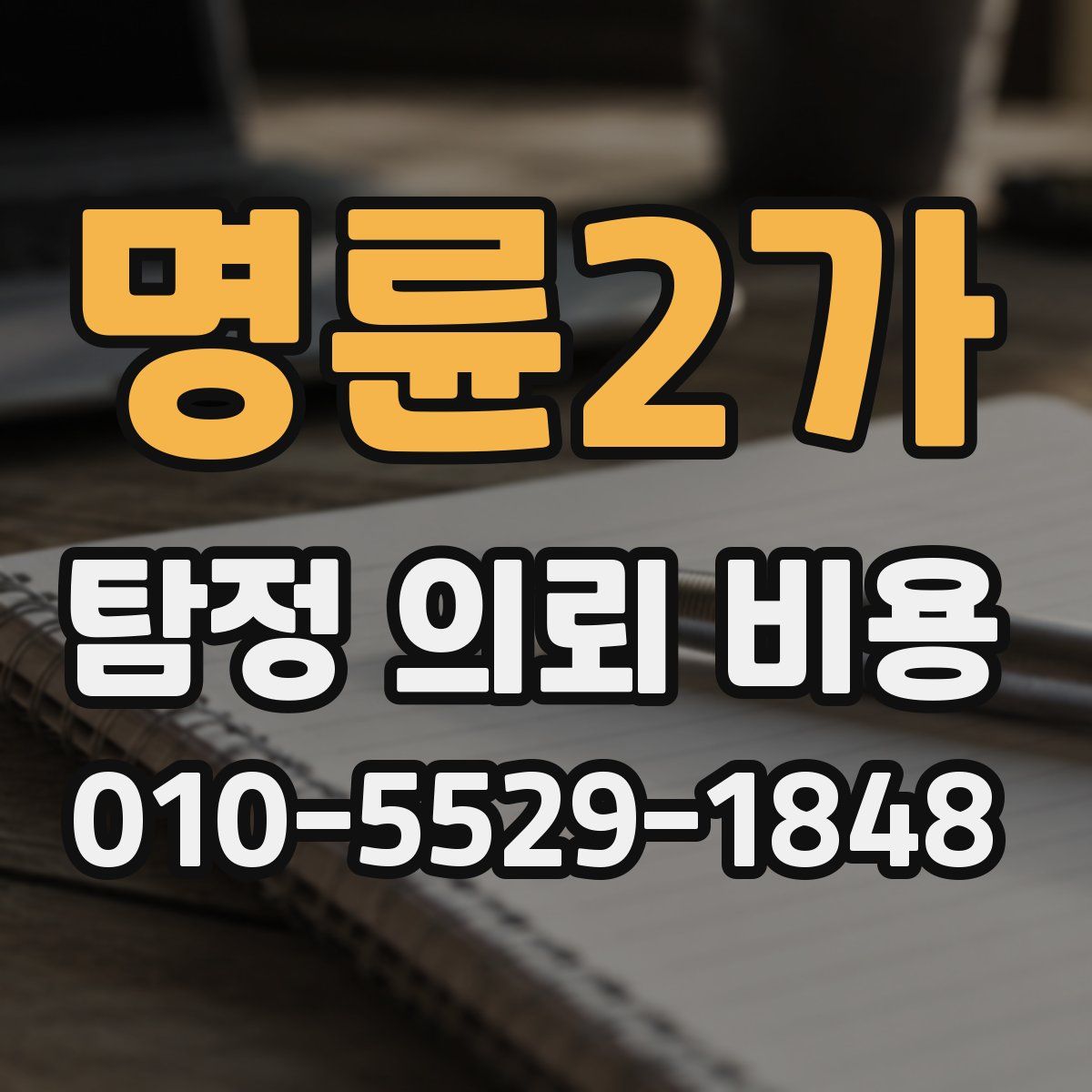 명륜2가 탐정 의뢰 비용