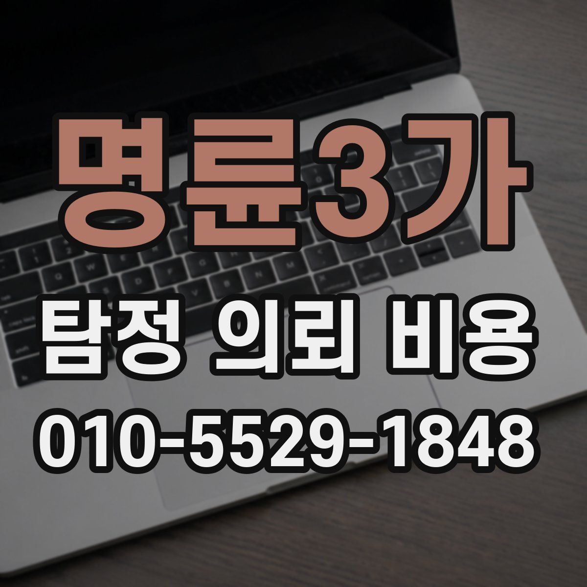 명륜3가 탐정 의뢰 비용