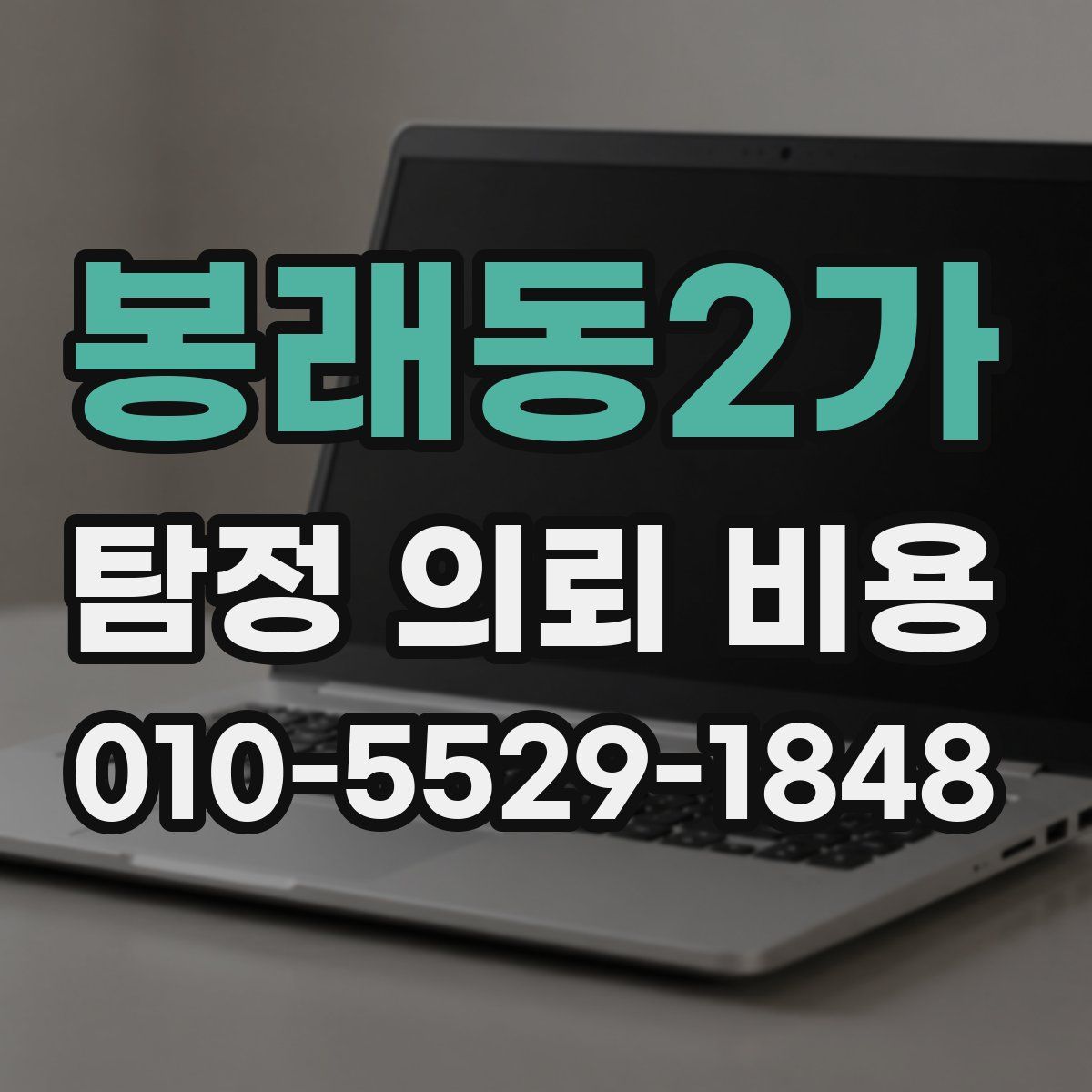 봉래동2가 탐정 의뢰 비용