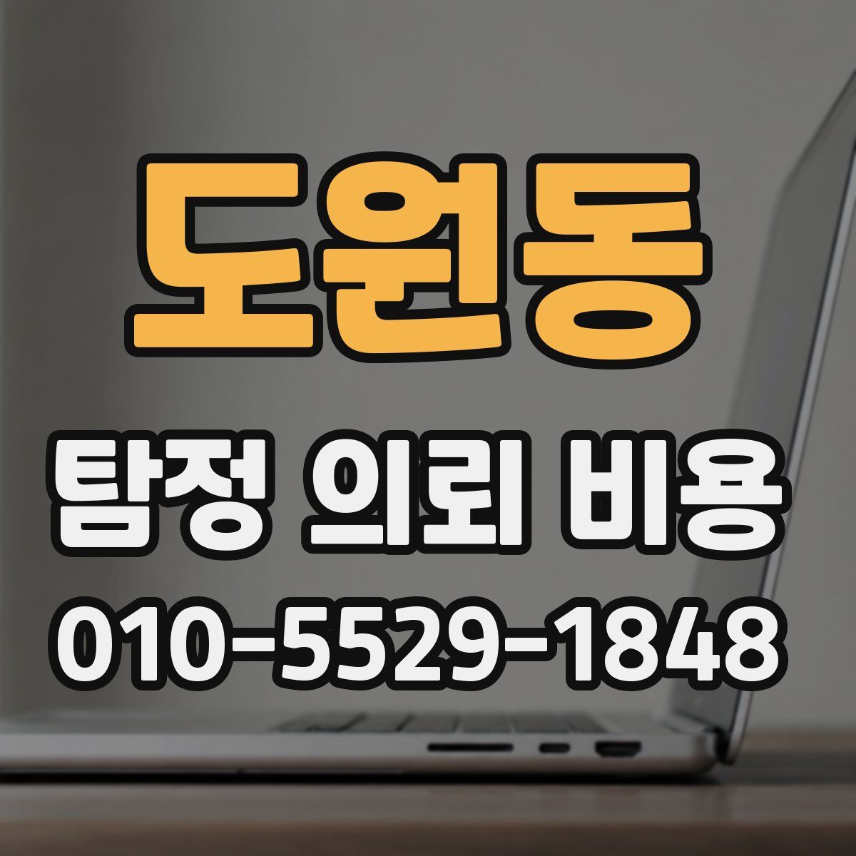 도원동 탐정 의뢰 비용