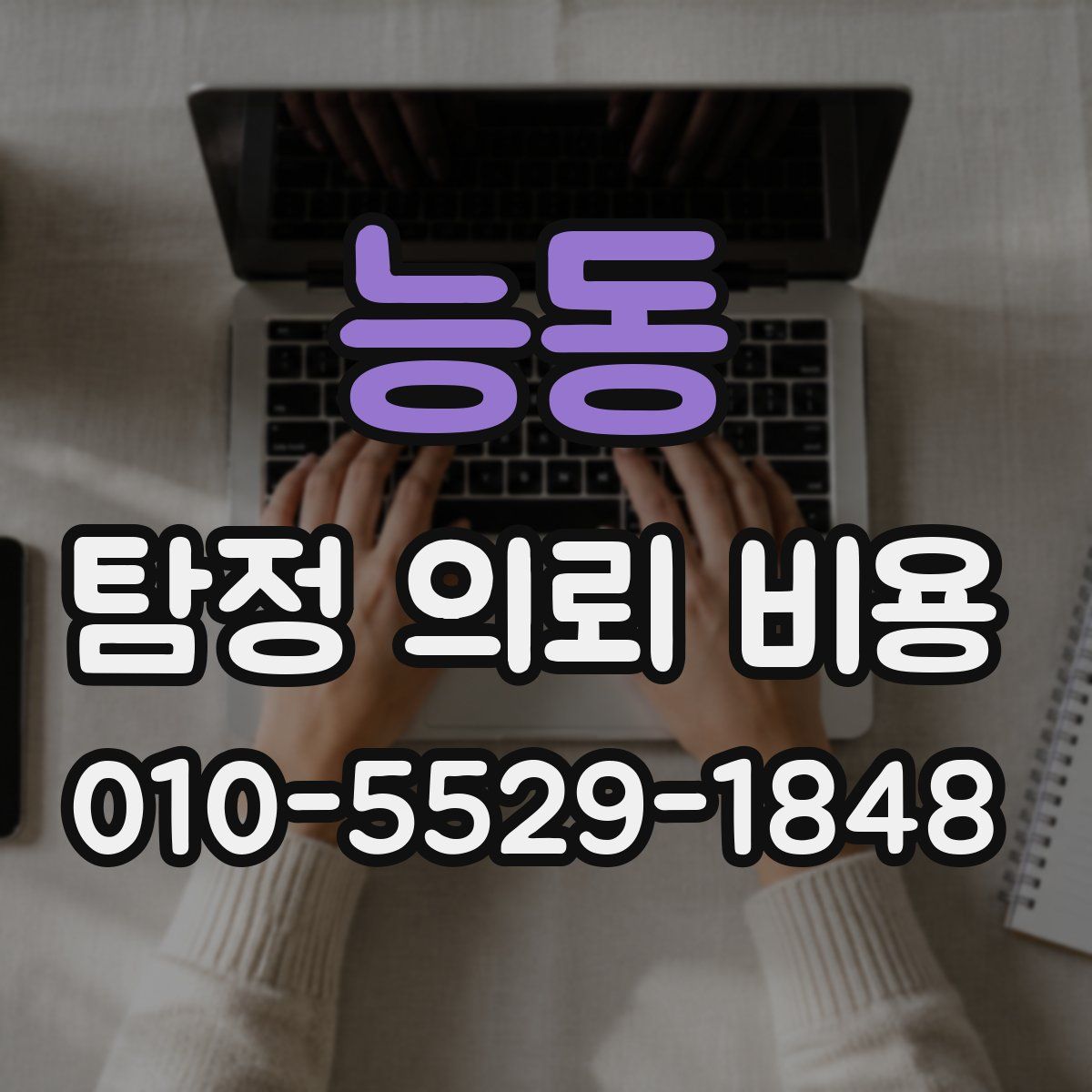 능동 탐정 의뢰 비용