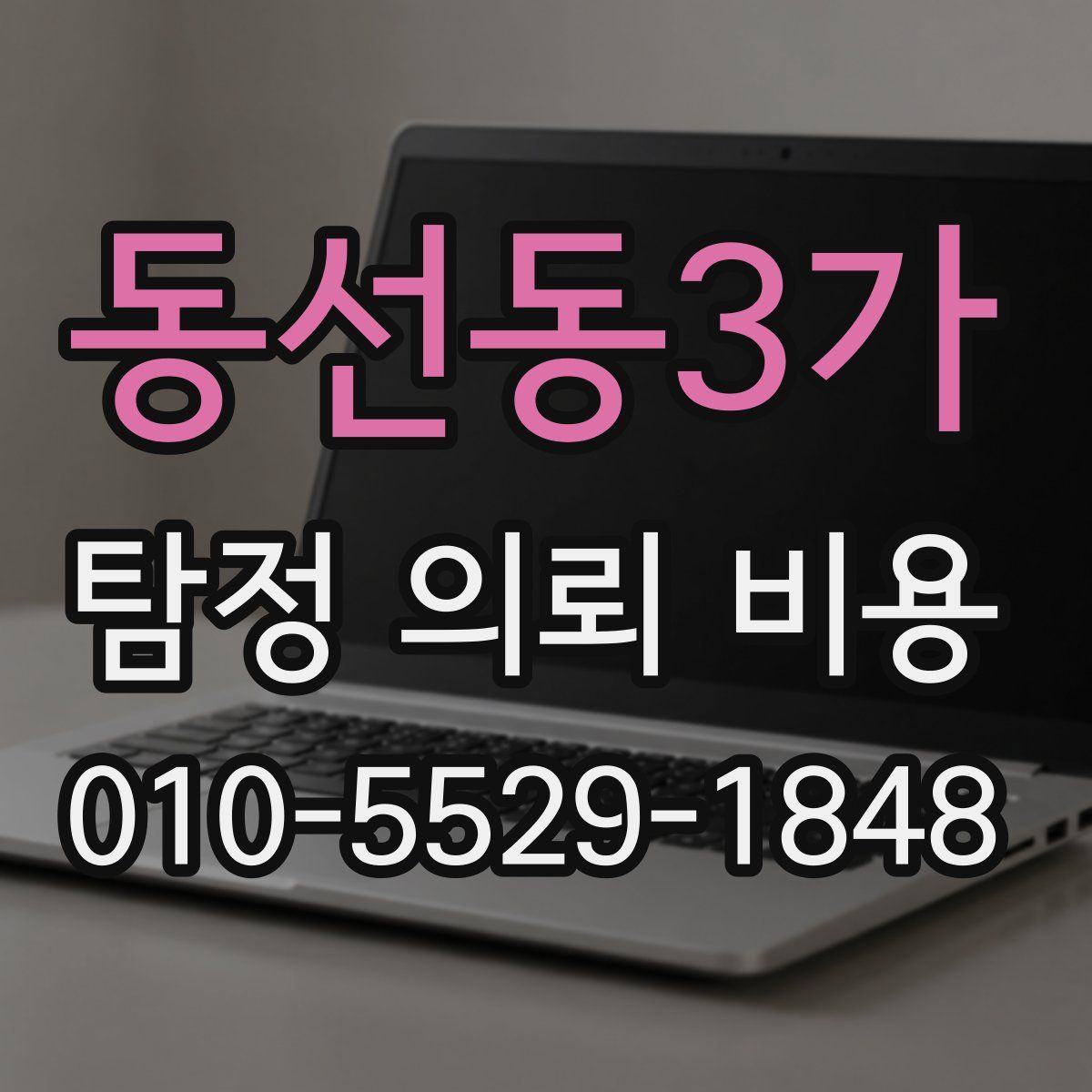 동선동3가 탐정 의뢰 비용