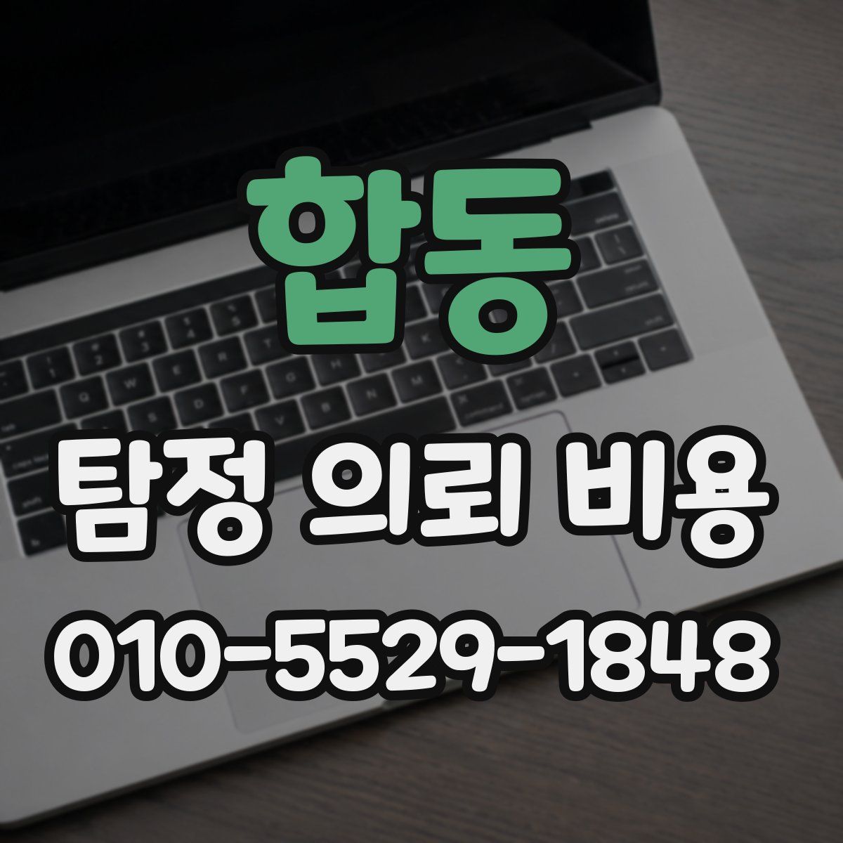 합동 탐정 의뢰 비용