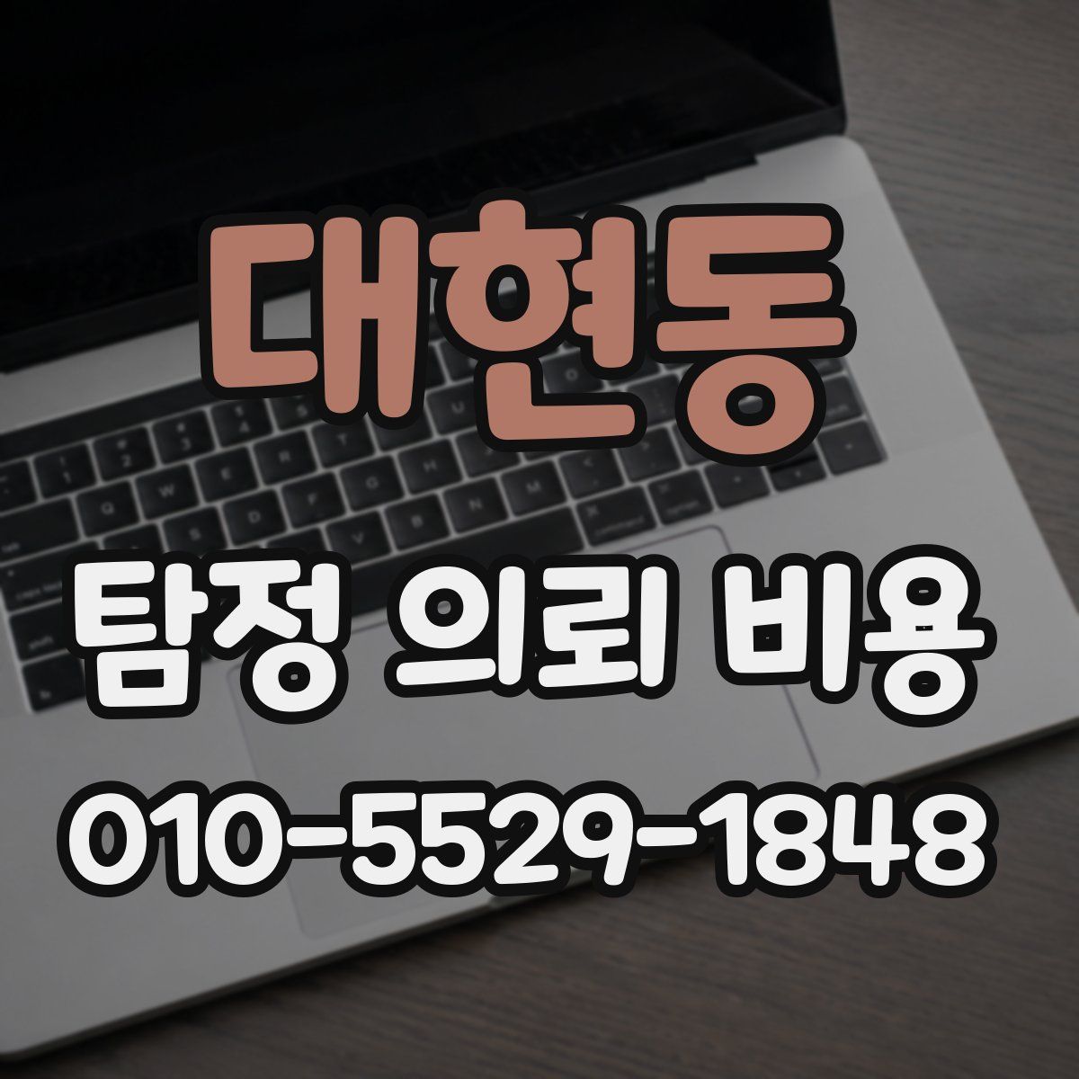 대현동 탐정 의뢰 비용