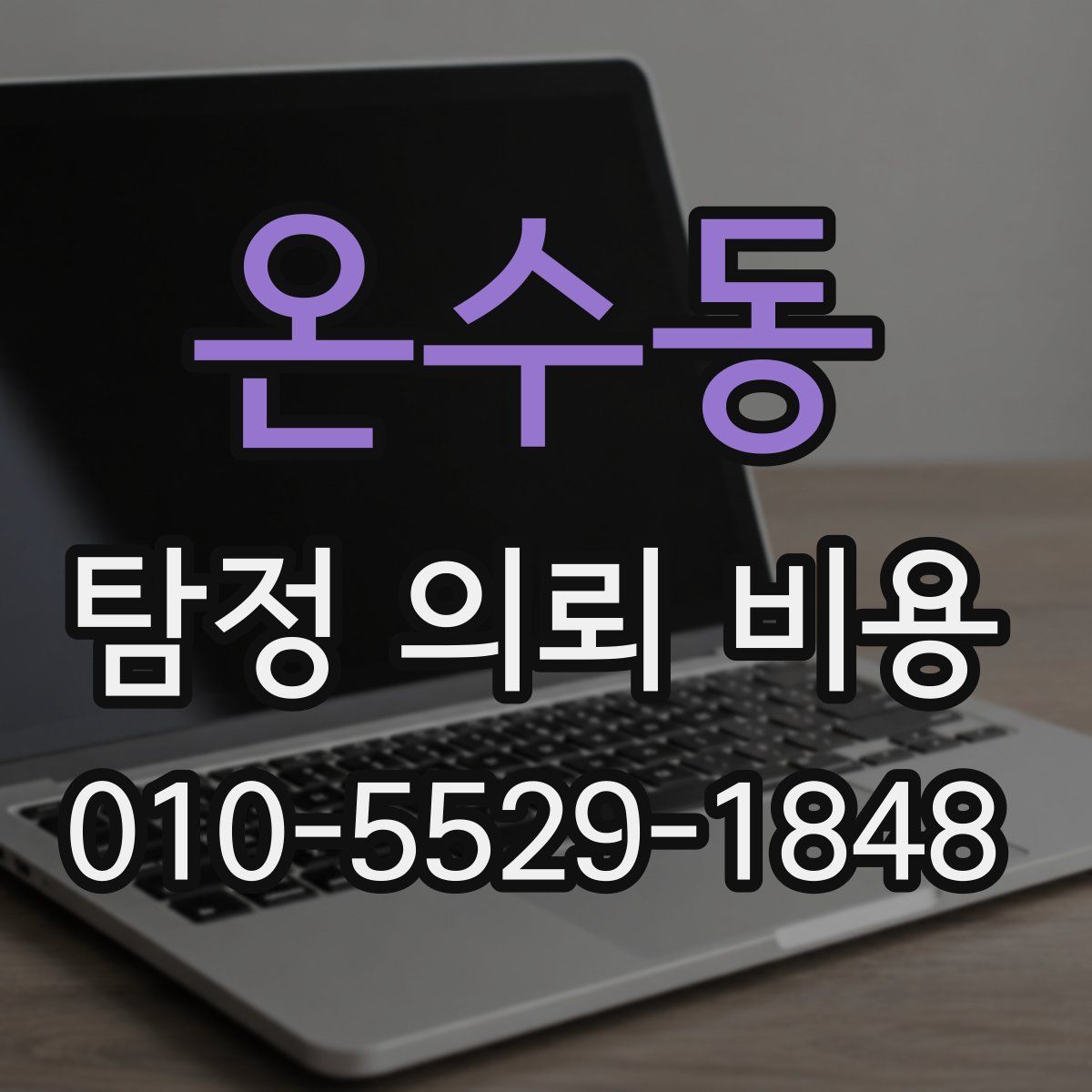온수동 탐정 의뢰 비용