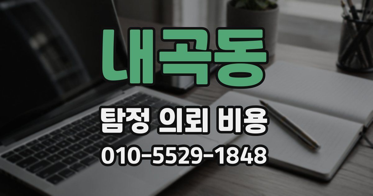 내곡동 탐정 의뢰 비용