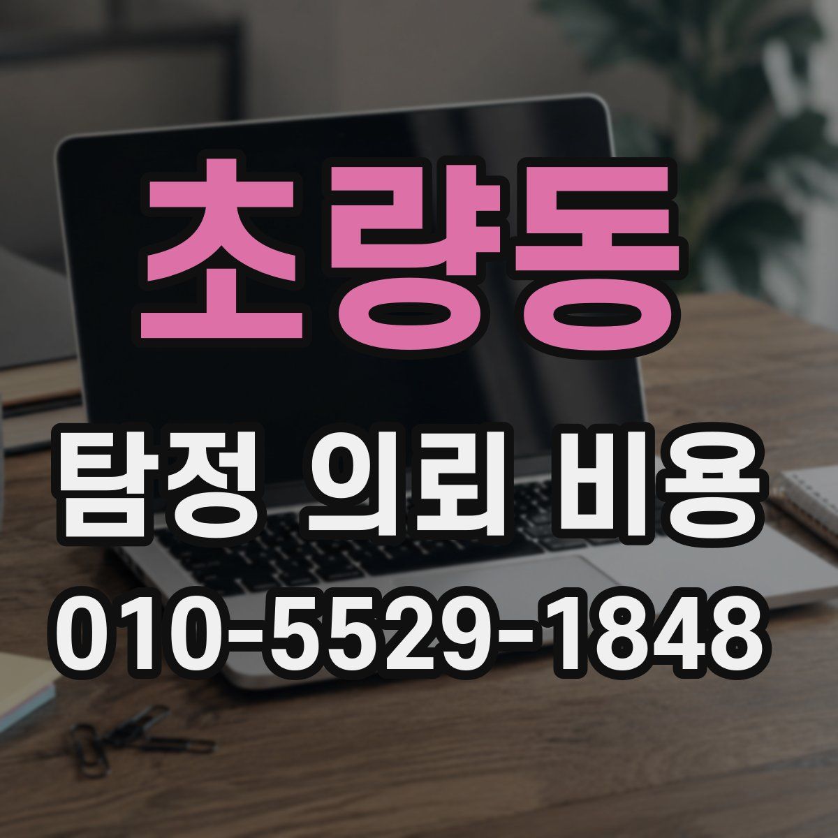 초량동 탐정 의뢰 비용