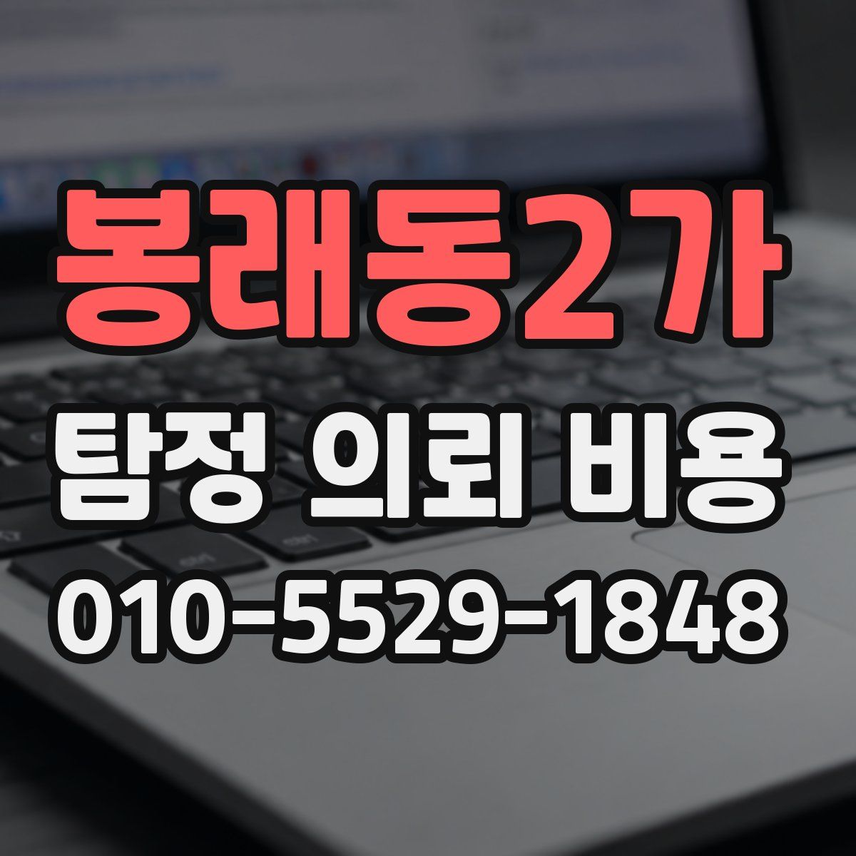 봉래동2가 탐정 의뢰 비용