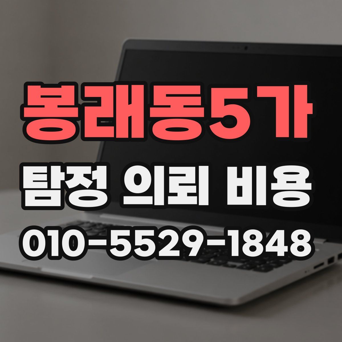 봉래동5가 탐정 의뢰 비용