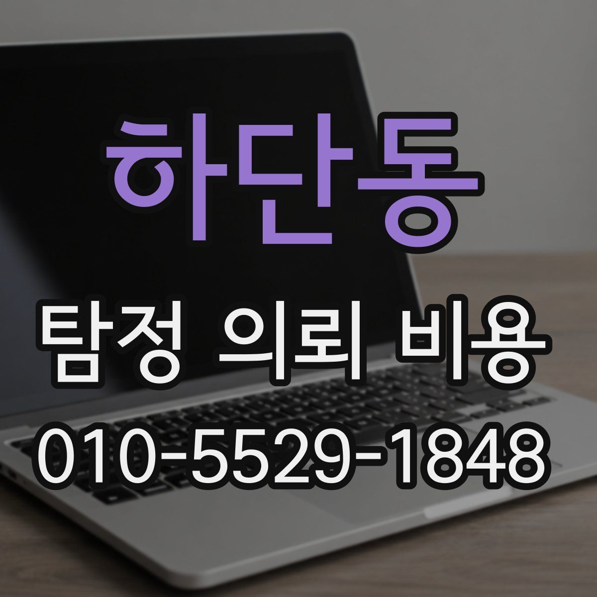 하단동 탐정 의뢰 비용