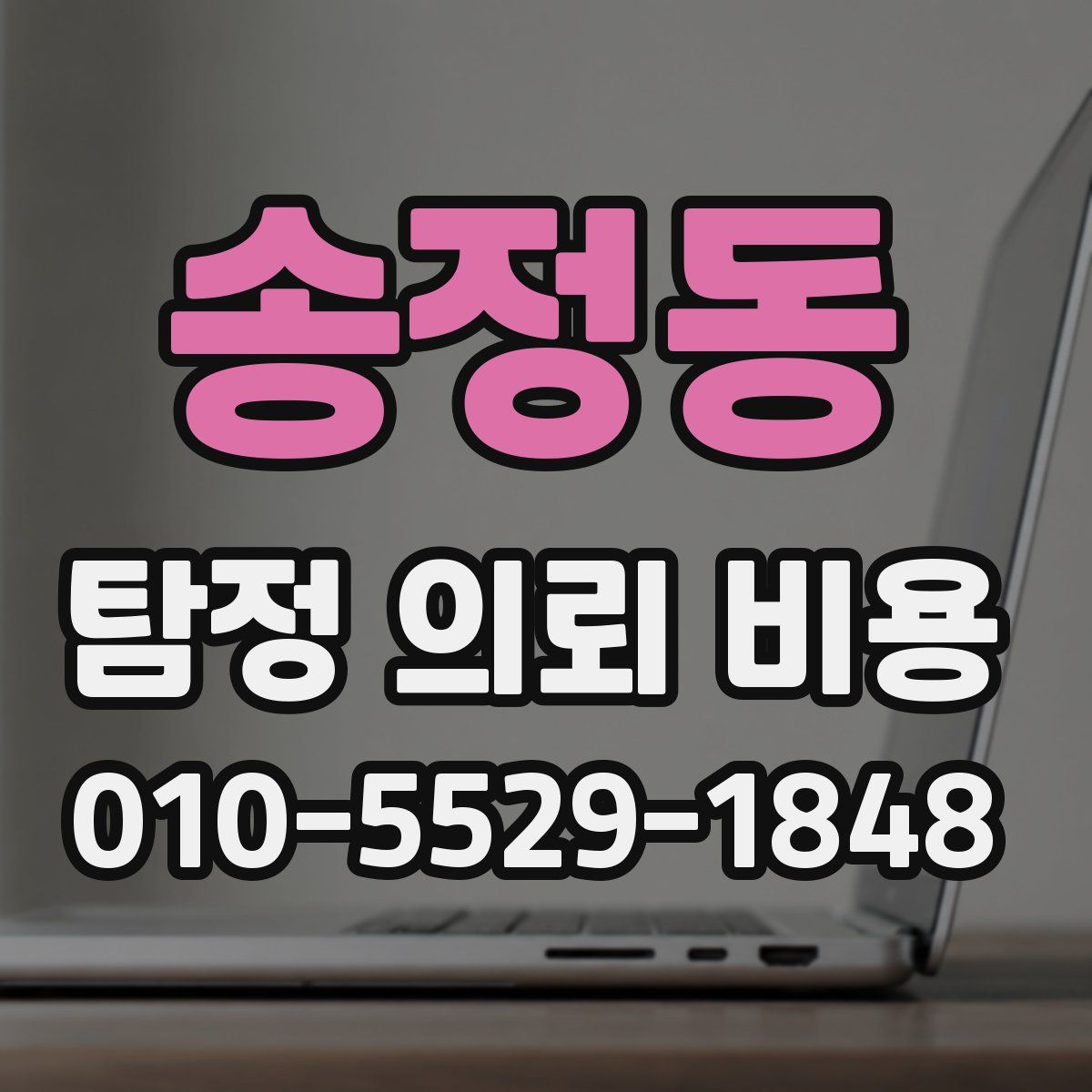 송정동 탐정 의뢰 비용