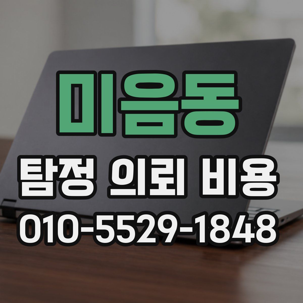 미음동 탐정 의뢰 비용