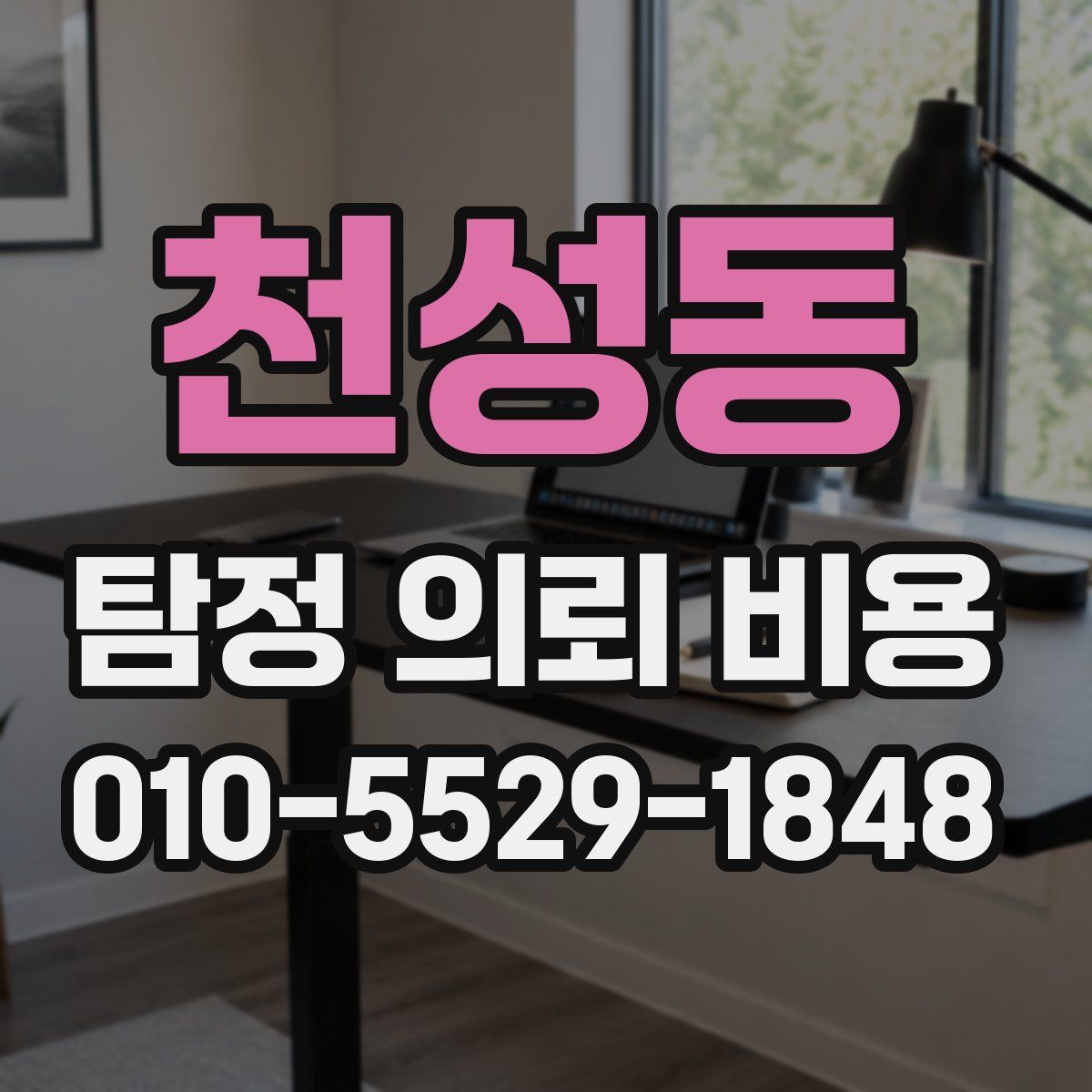 천성동 탐정 의뢰 비용