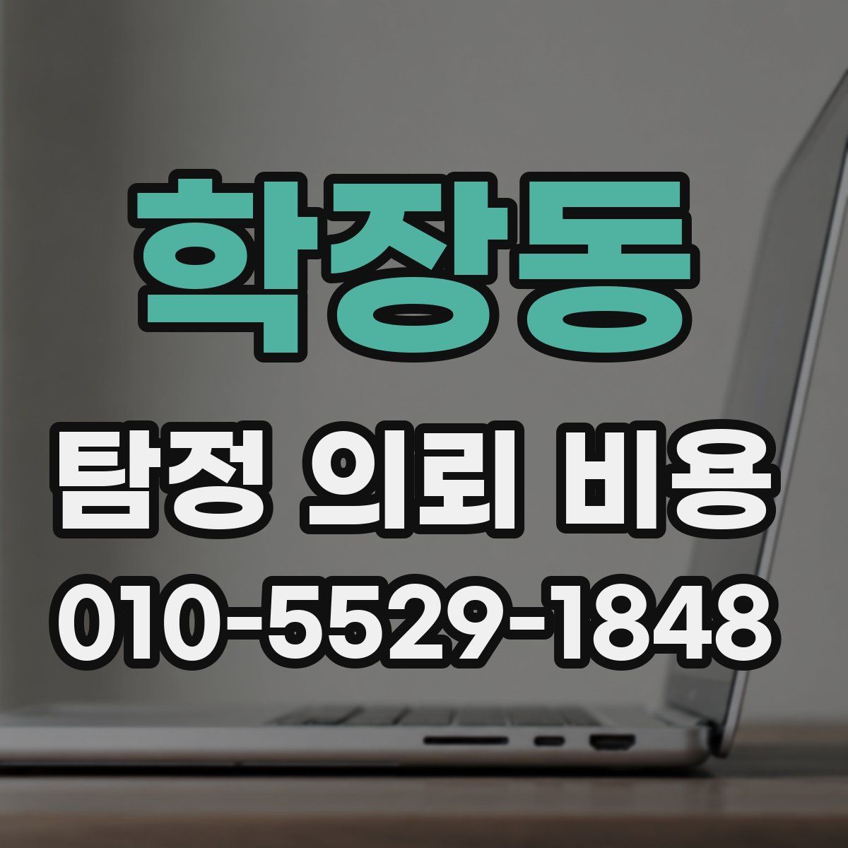 학장동 탐정 의뢰 비용