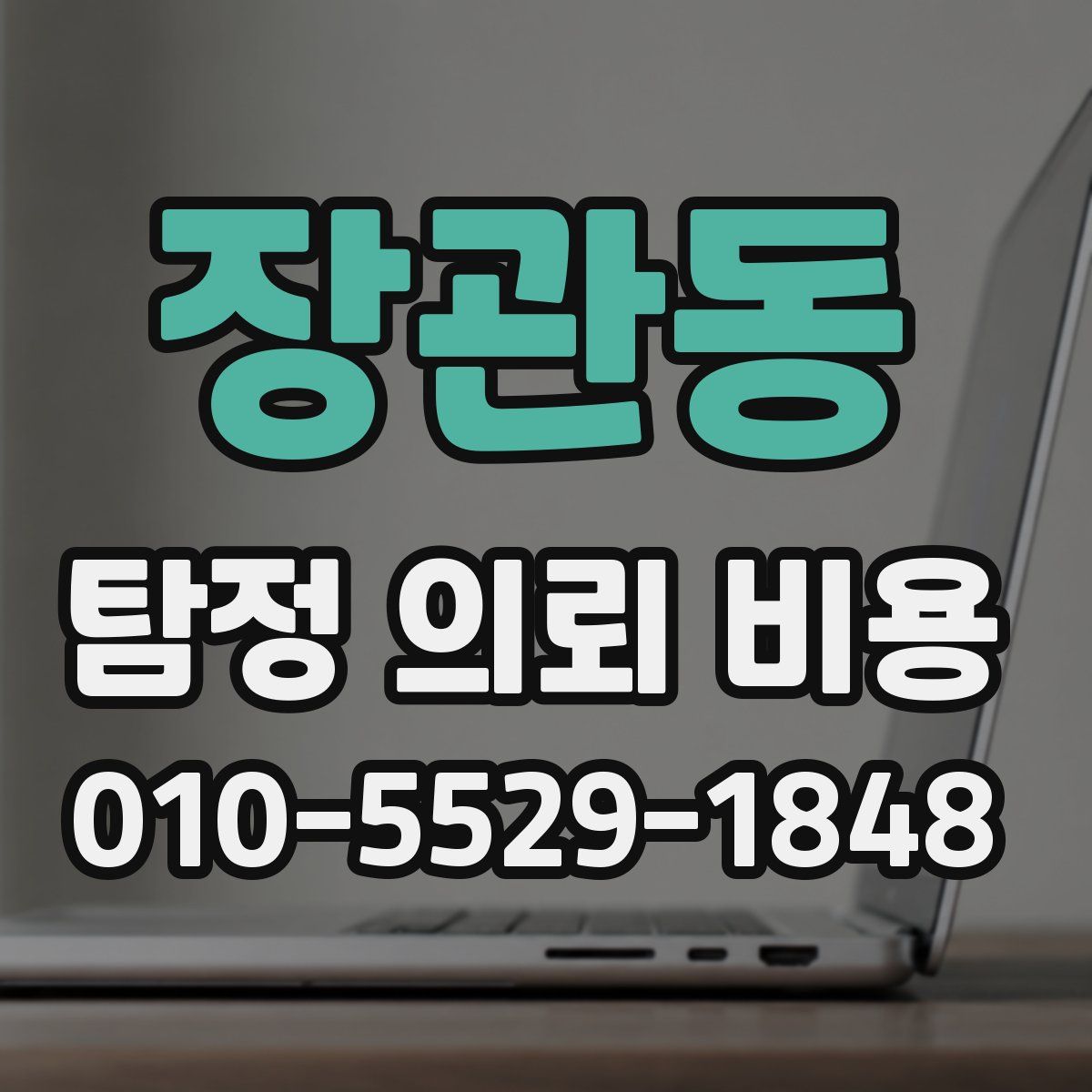 장관동 탐정 의뢰 비용