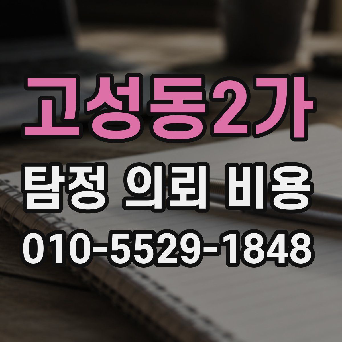 고성동2가 탐정 의뢰 비용