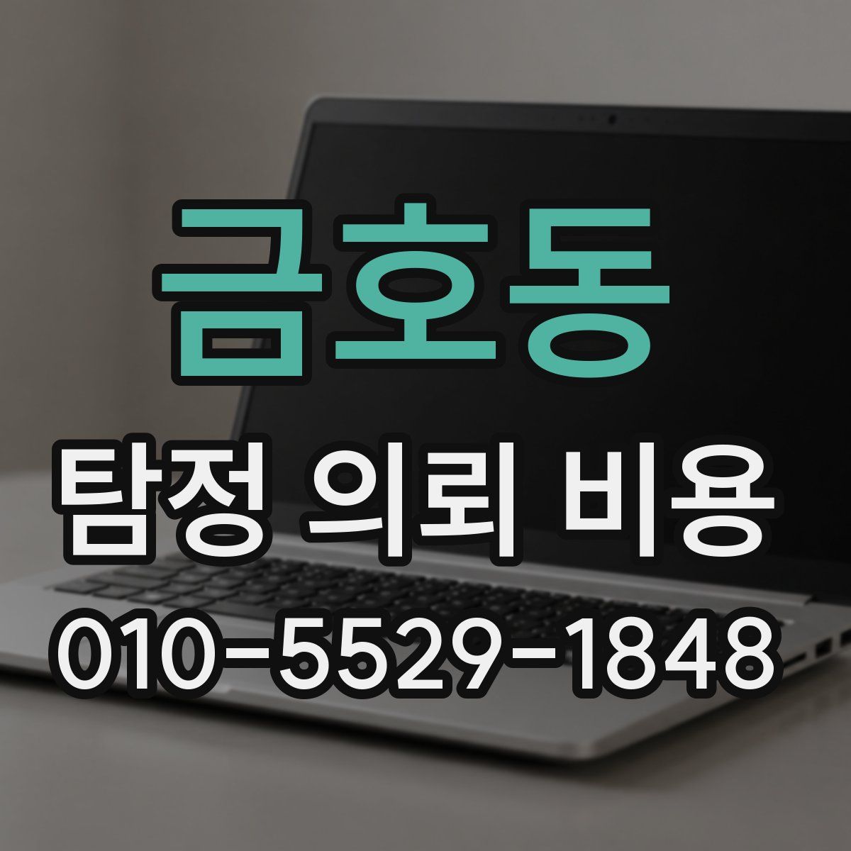 금호동 탐정 의뢰 비용