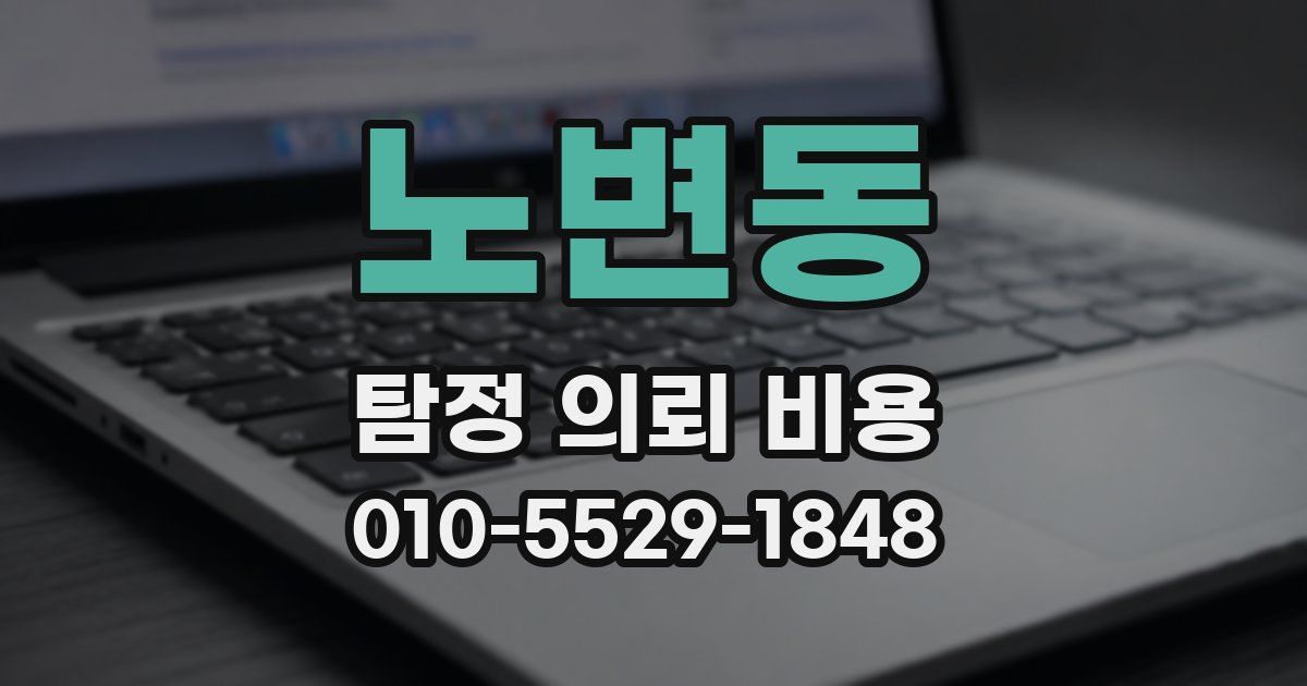 노변동 탐정 의뢰 비용