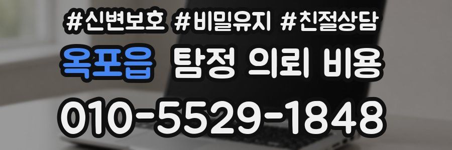 옥포읍 탐정 의뢰 비용