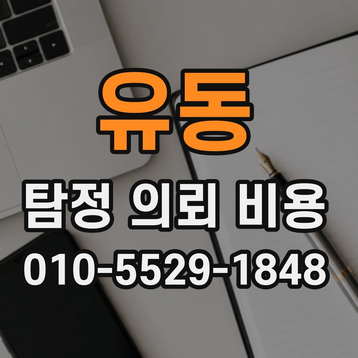 유동 탐정 의뢰 비용