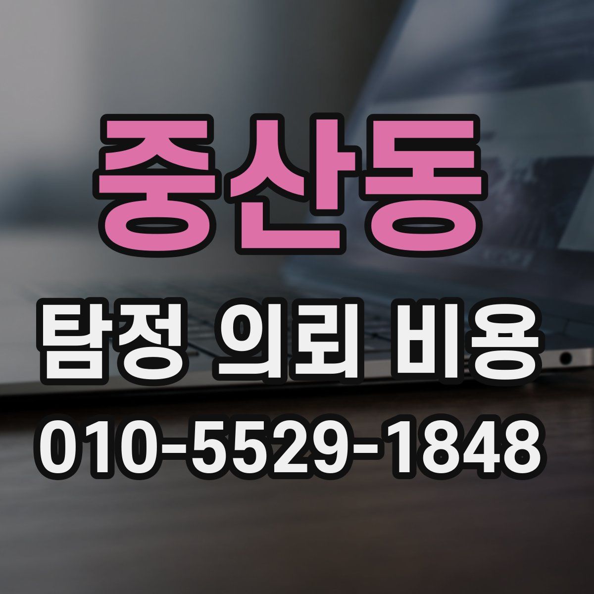 중산동 탐정 의뢰 비용