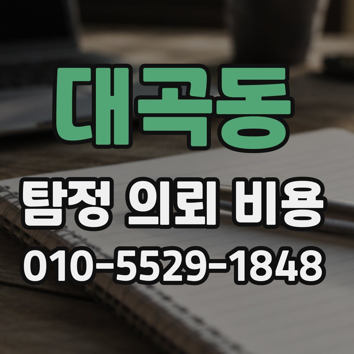 대곡동 탐정 의뢰 비용