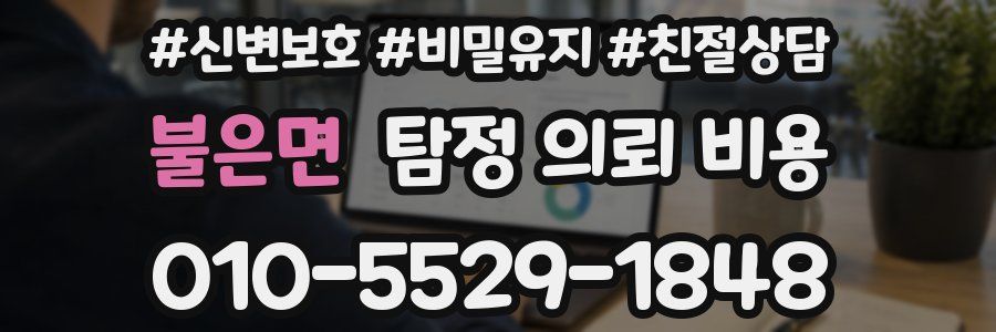 불은면 탐정 의뢰 비용