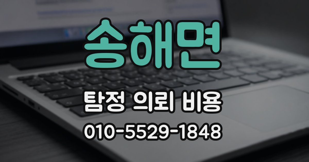 송해면 탐정 의뢰 비용