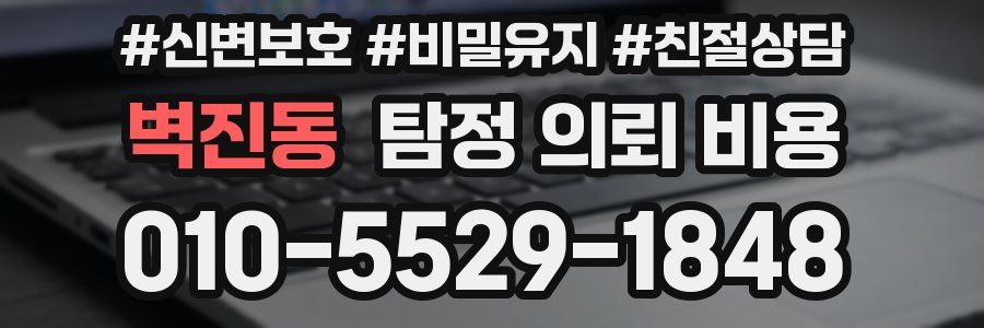 벽진동 탐정 의뢰 비용