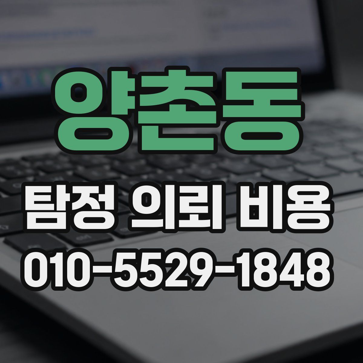 양촌동 탐정 의뢰 비용