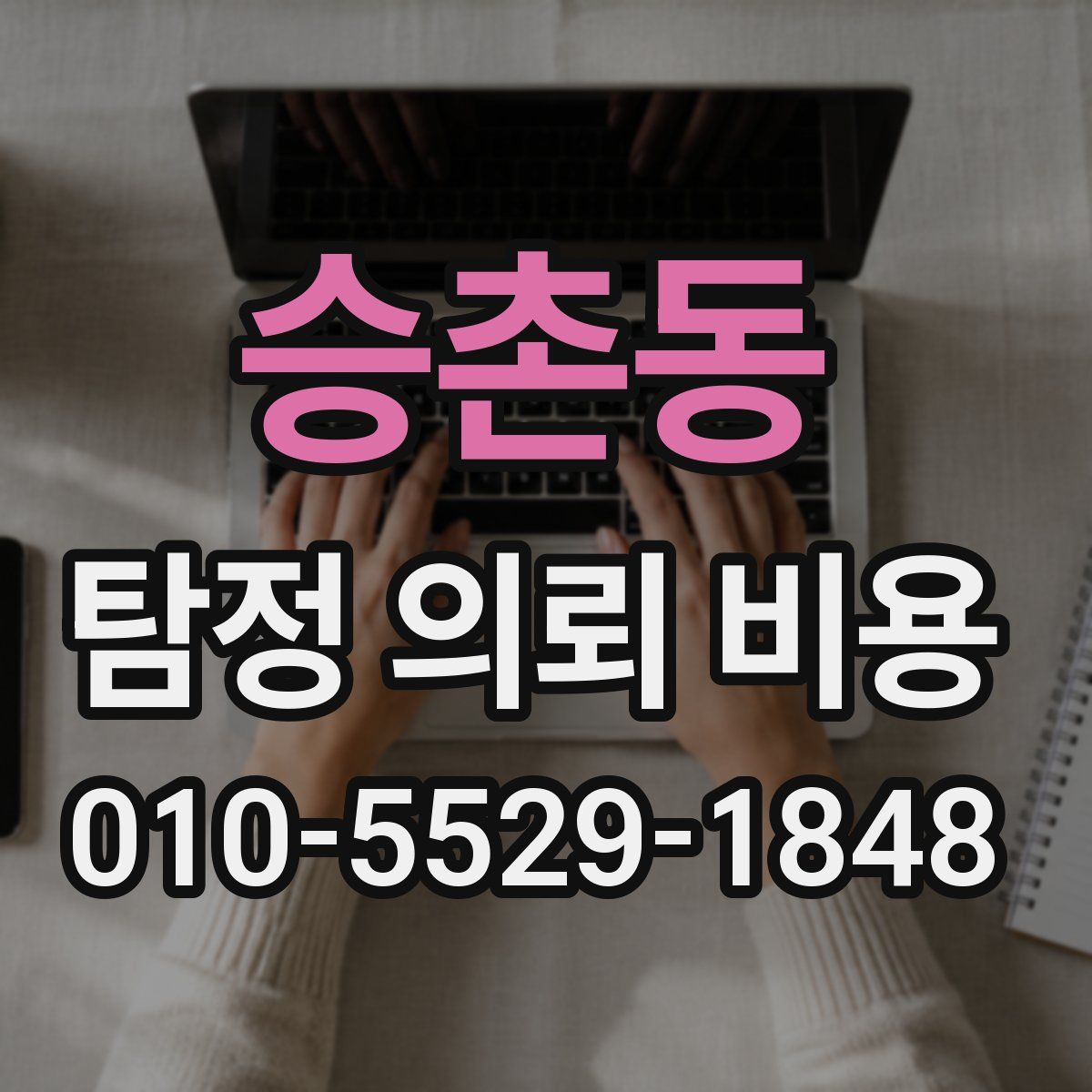 승촌동 탐정 의뢰 비용