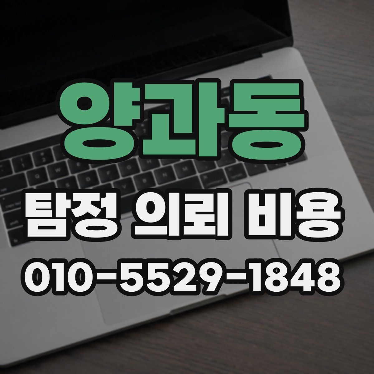 양과동 탐정 의뢰 비용