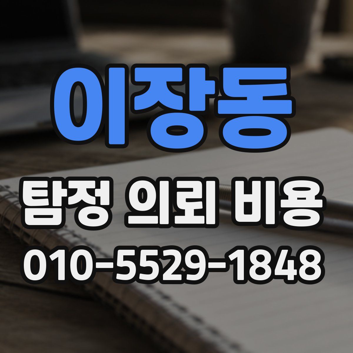 이장동 탐정 의뢰 비용