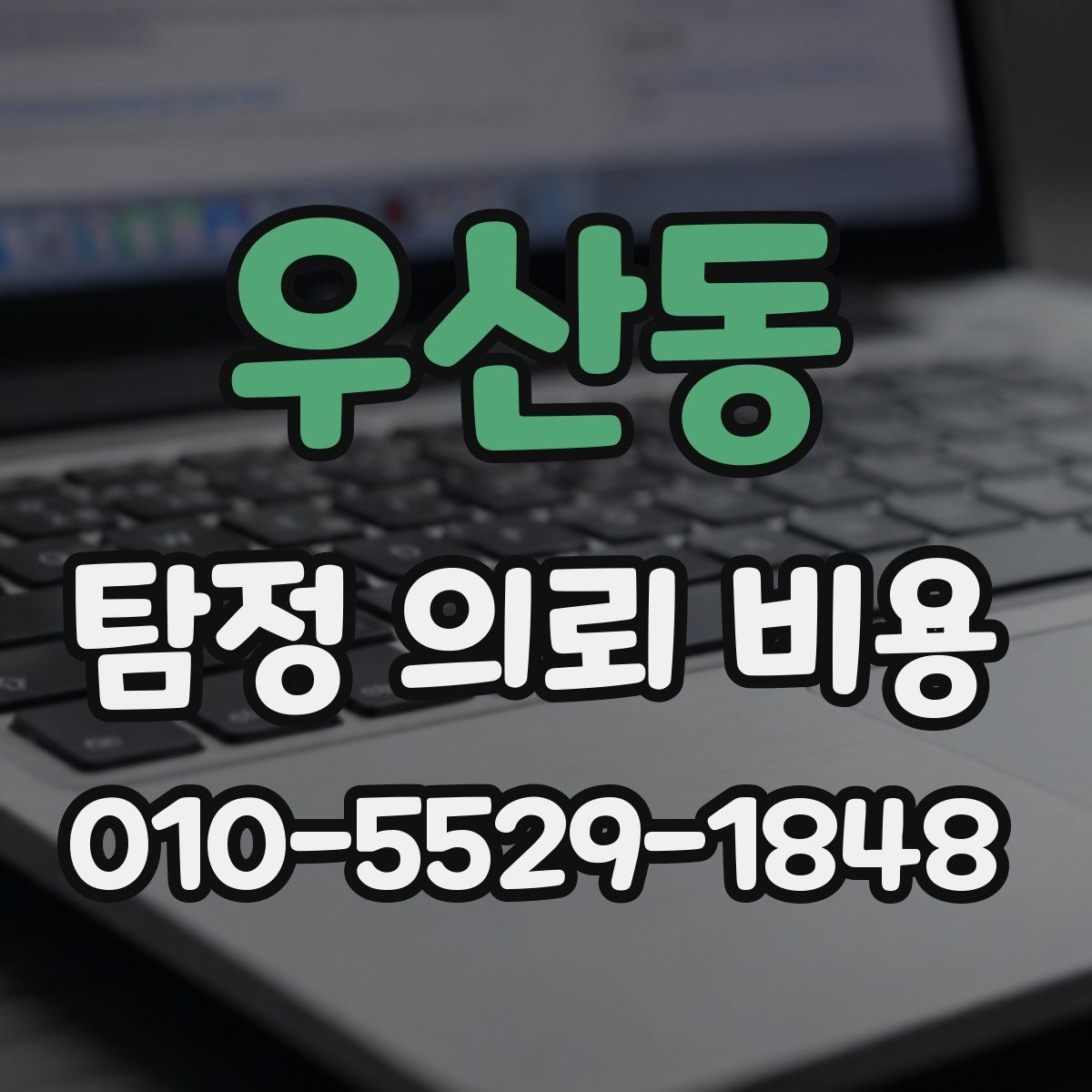 우산동 탐정 의뢰 비용