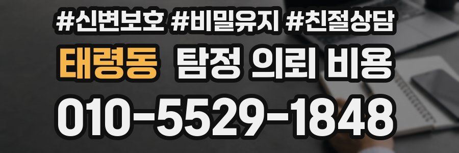 태령동 탐정 의뢰 비용