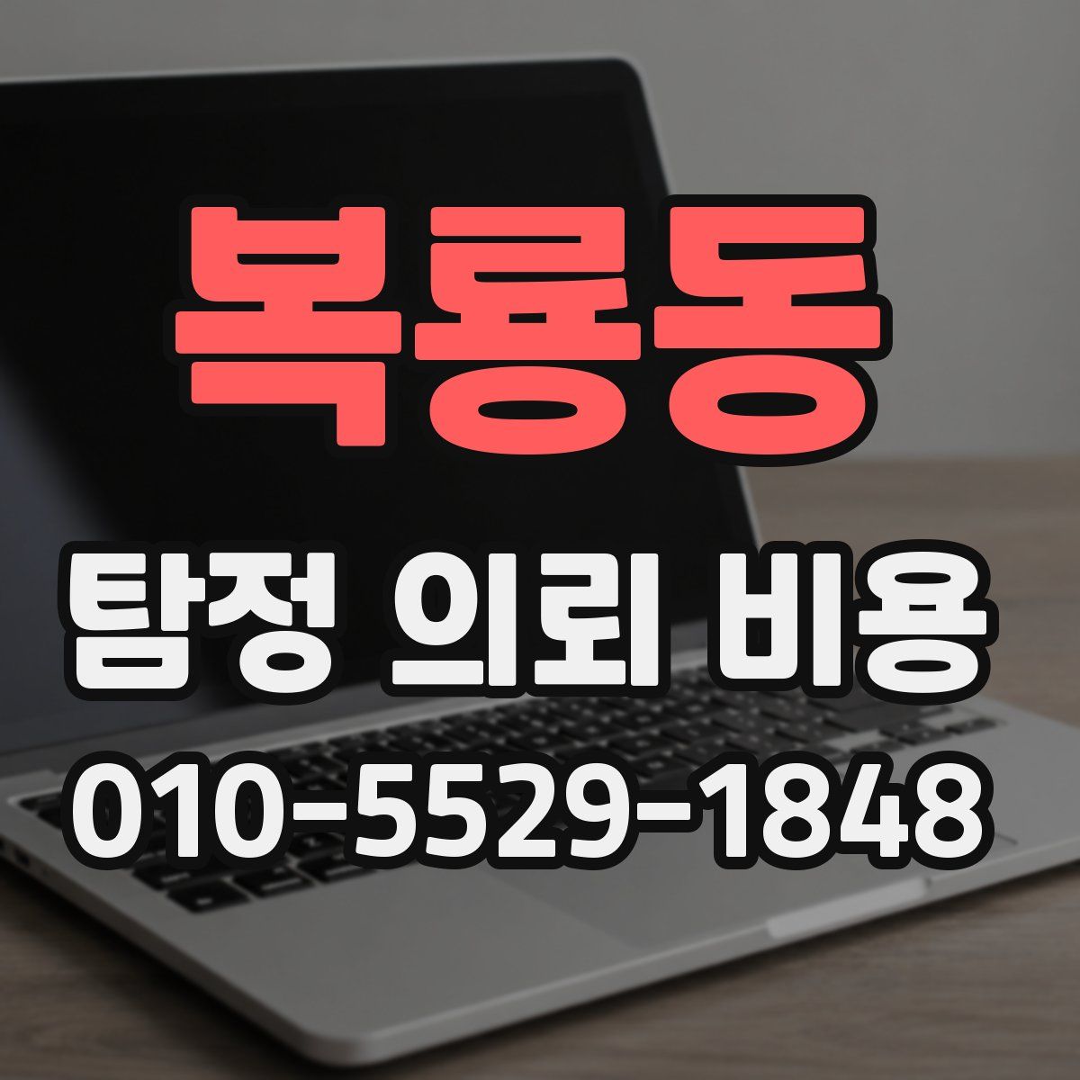 복룡동 탐정 의뢰 비용