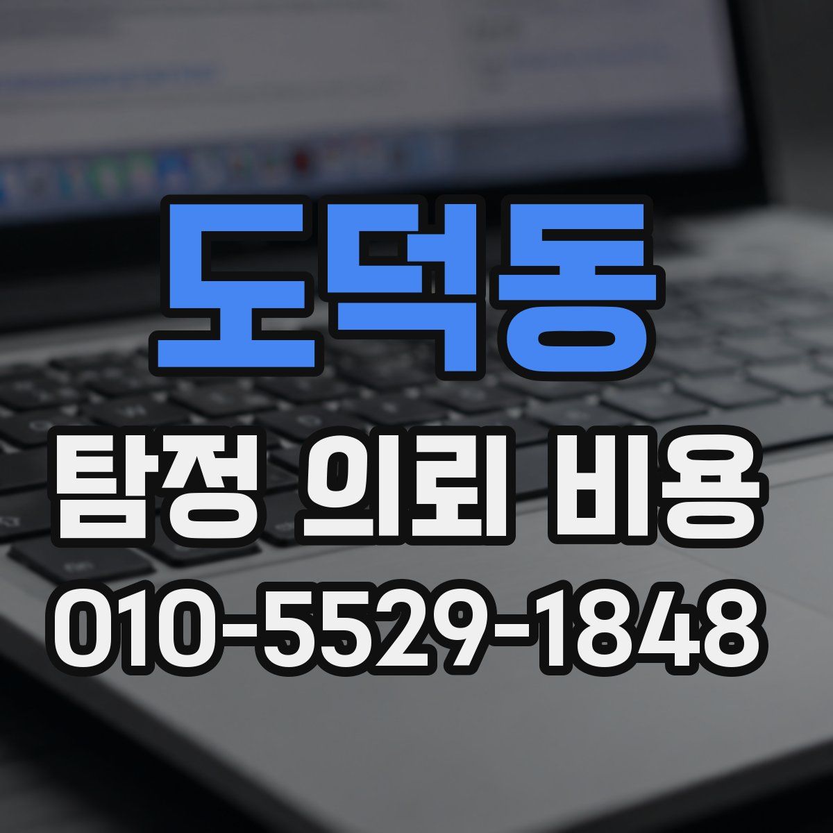 도덕동 탐정 의뢰 비용