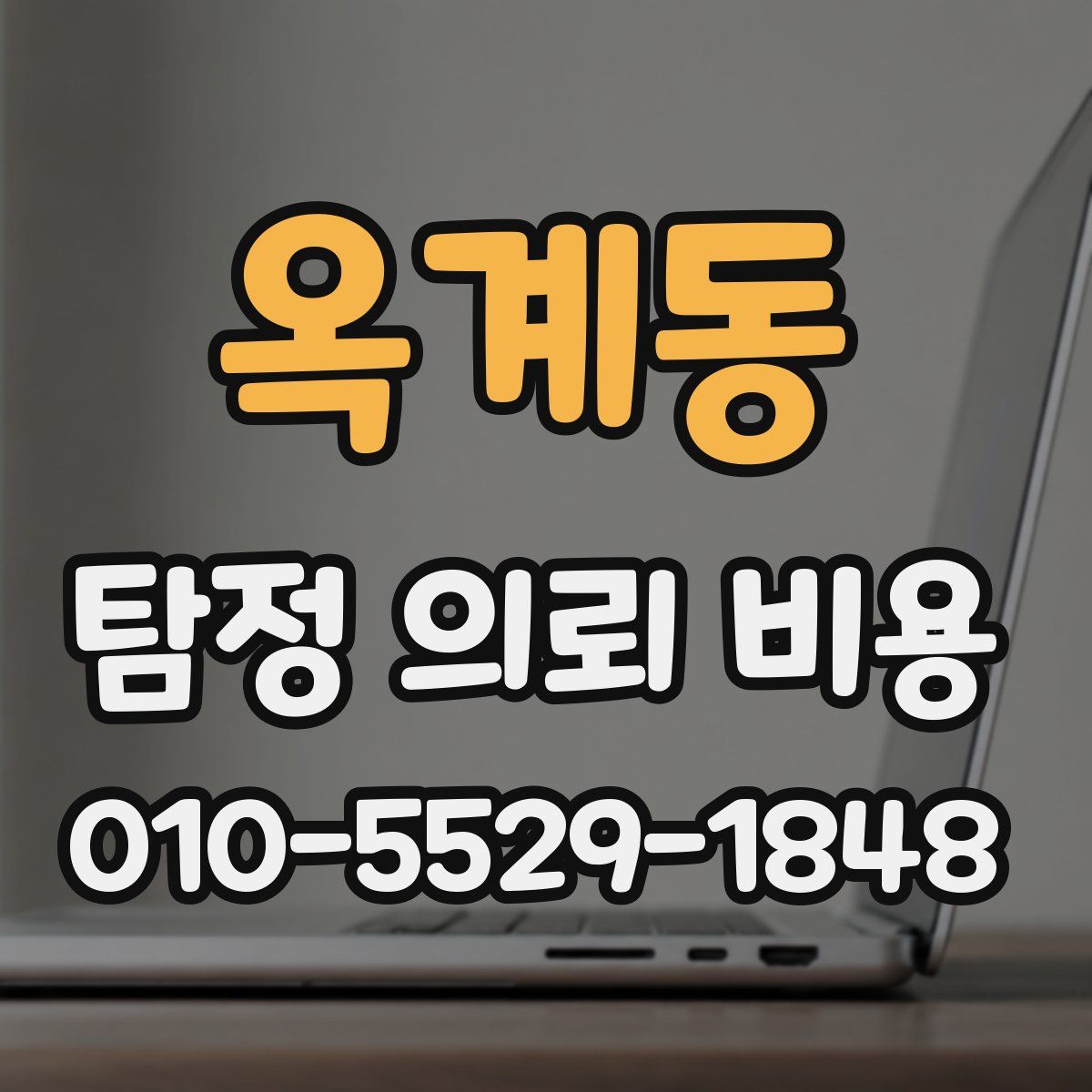 옥계동 탐정 의뢰 비용