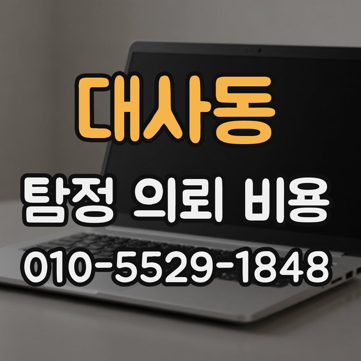 대사동 탐정 의뢰 비용
